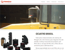 Tablet Screenshot of ocuatro.com.br